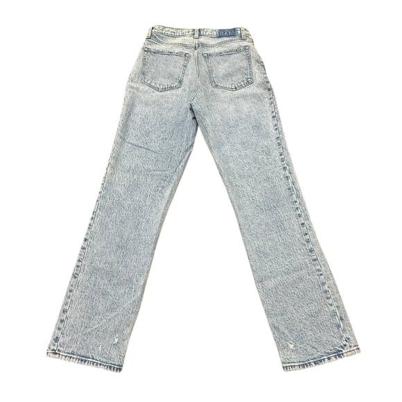 Vintage Abercrombie & Fitch Y2K Blue Denim Jeans Mens 28x31 High Rise Straight - Picture 8 of 8